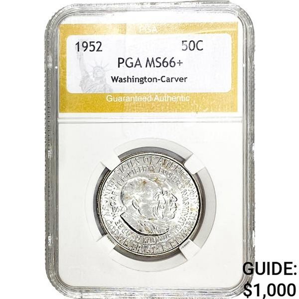 1952 Washington Carver Half Dollar PGA MS66+