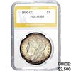 Image 1 : 1890-CC Morgan Silver Dollar PGA MS64