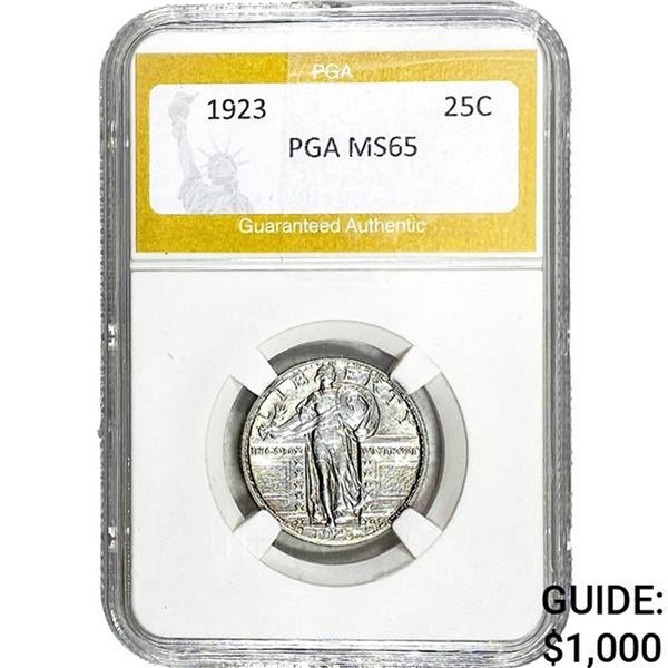 1923 Standing Liberty Quarter PGA MS65