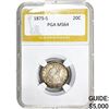 Image 1 : 1875-S Twenty Cent Piece PGA MS64