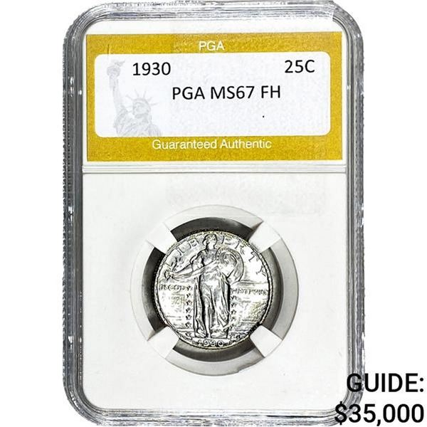 1930 Standing Liberty Quarter PGA MS67 FH