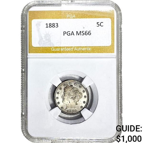 1883 Liberty Victory Nickel PGA MS66