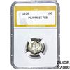 Image 1 : 1916 Mercury Silver Dime PGA MS65 FSB