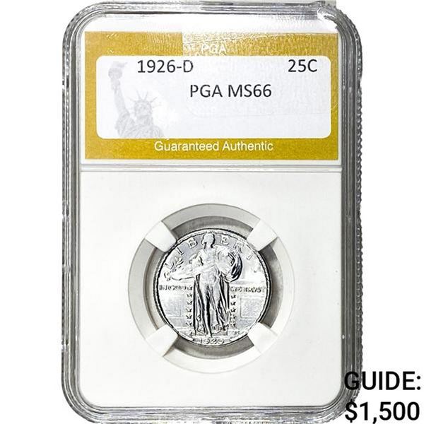 1926-D Standing Liberty Quarter PGA MS66