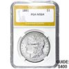 1891 Morgan Silver Dollar PGA MS64