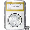 1923-S Silver Peace Dollar PGA MS64