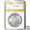 1890-S Morgan Silver Dollar PGA MS65