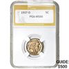 1937-D Barber Nickel PGA MS66