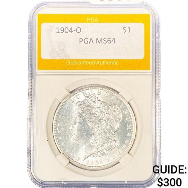 1904-O Mercury Silver Dollar PGA MS64