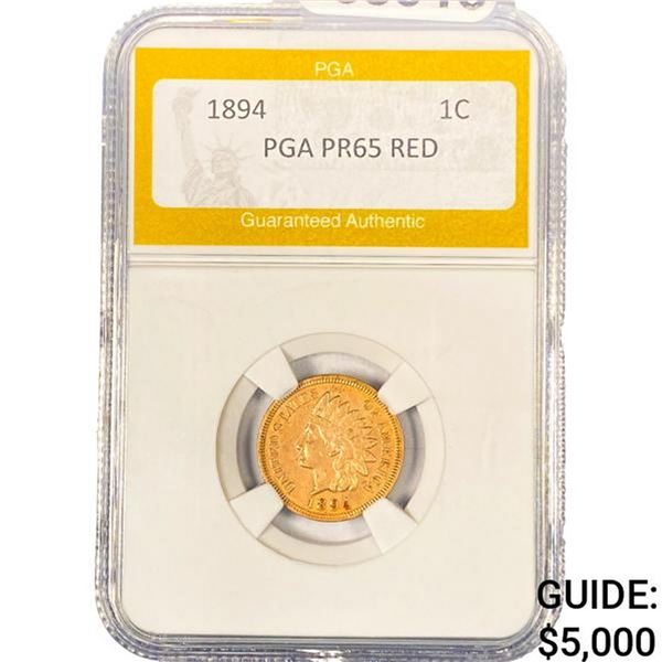 1894 Indian Head Cent PGA PR65 RED