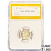 Image 1 : 1918 Mercury Silver Dime PGA MS66 FSB