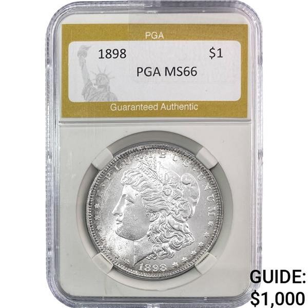 1898 Morgan Silver Dollar PGA MS66