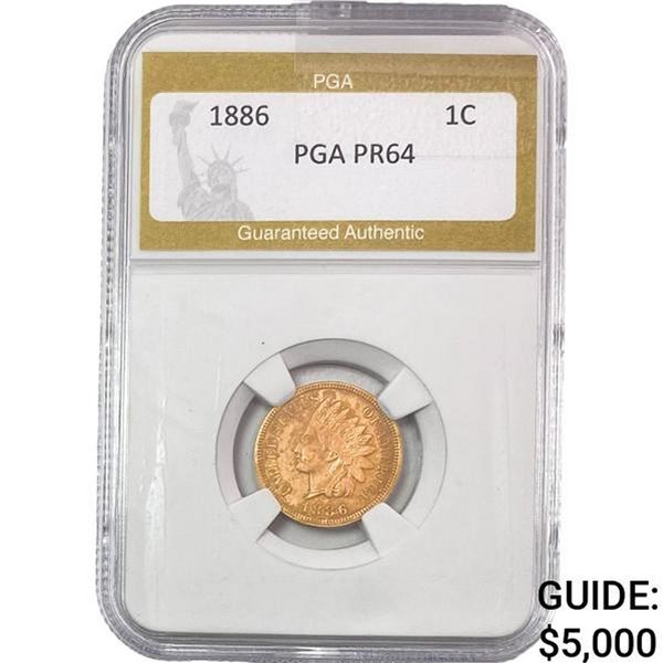 1886 Indian Head Cent PGA PR64