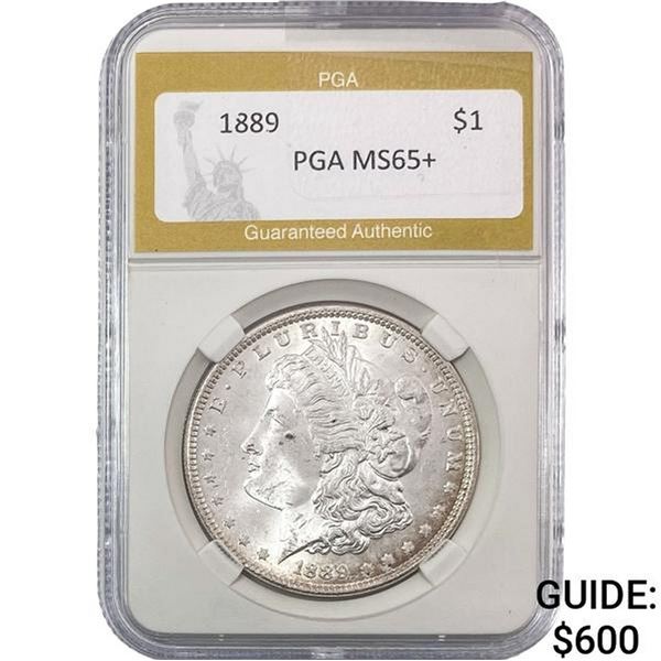 1889 Morgan Silver Dollar PGA MS65+