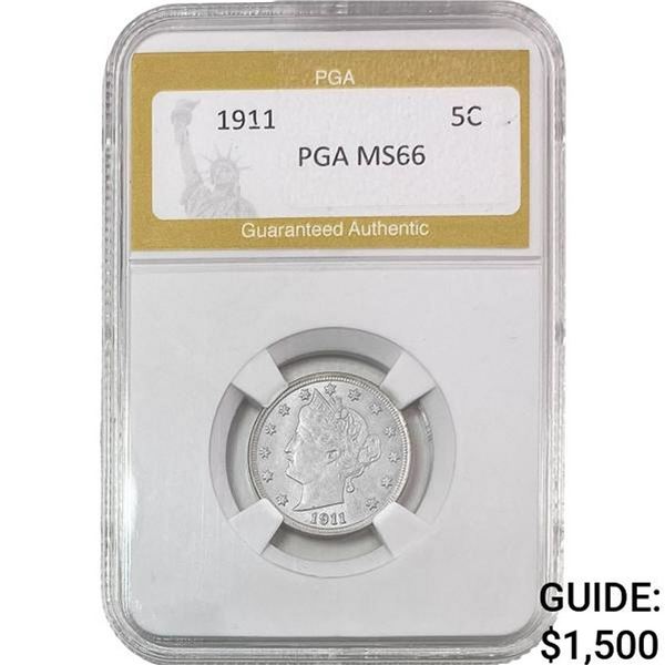 1911 Liberty Victory Nickel PGA MS66