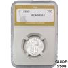 Image 1 : 1930 Standing Liberty Quarter PGA MS63