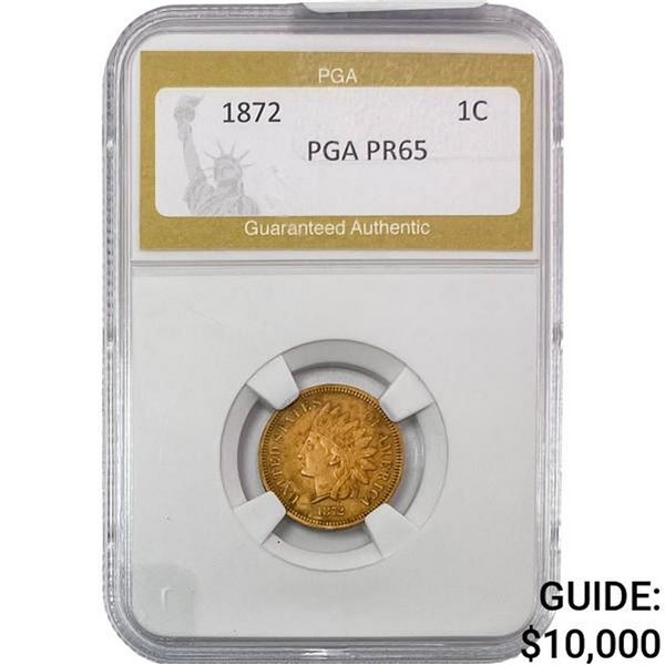 1872 Indian Head Cent PGA PR65