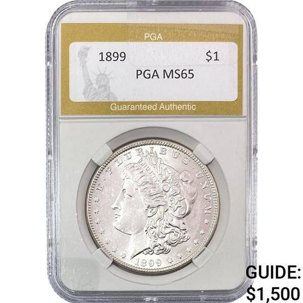 1899 Morgan Silver Dollar PGA MS65