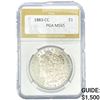 Image 1 : 1883-CC Morgan Silver Dollar PGA MS65