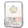 Image 2 : 1937-D Mercury Silver Dime PGA MS64 FSB