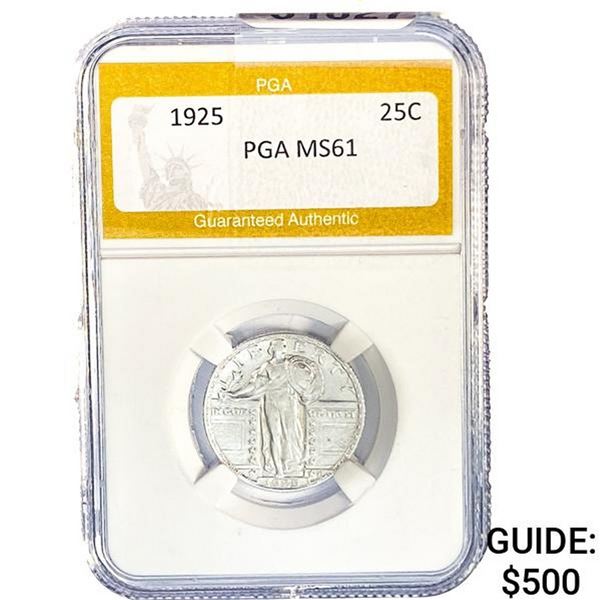 1925 Standing Liberty Quarter PGA MS61