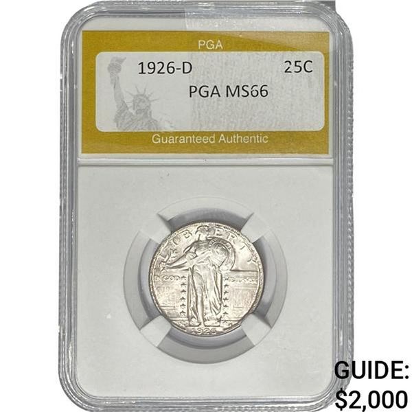 1926-D Standing Liberty Quarter PGA MS66