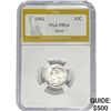 Image 1 : 1942 Mercury Silver Dime PGA PR64 DETAIL