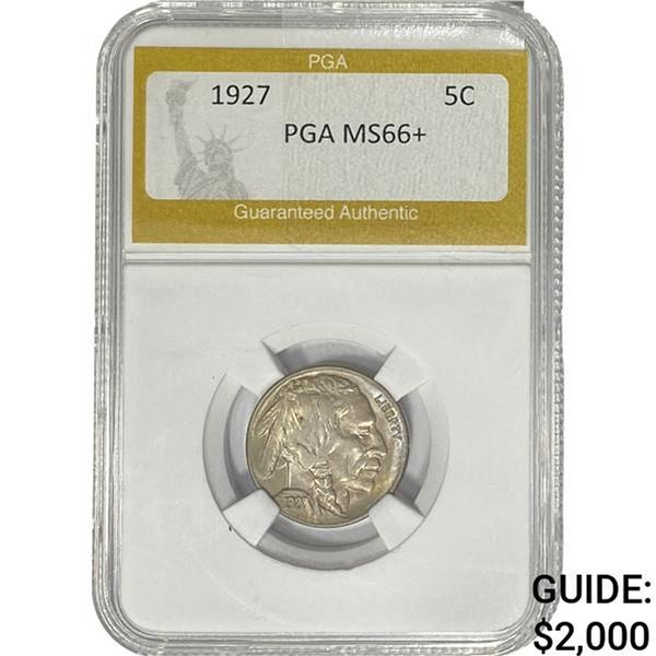 1927 Buffalo Nickel PGA MS66+