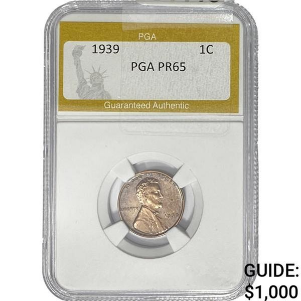 1939 Wheat Cent PGA PR65