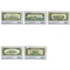 Image 2 : [5 Bills] 1929 $5-$100 Federal Reserve Notes PCS