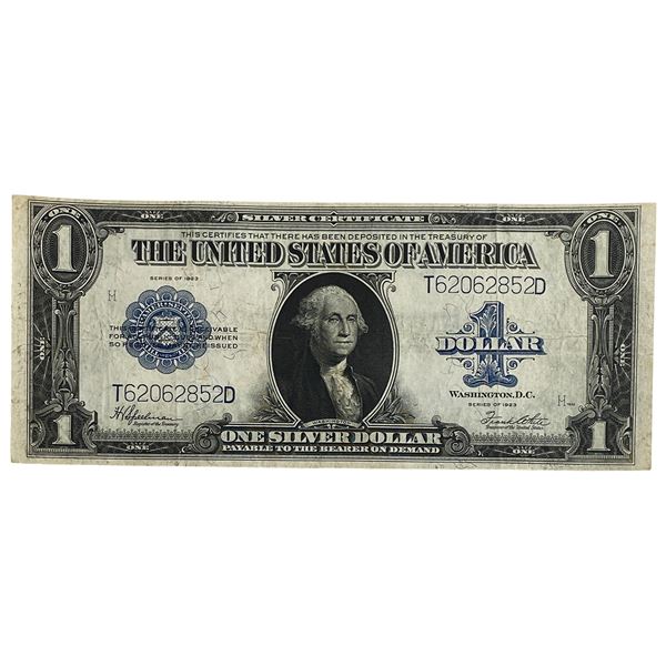 1923 $1 Lg. Size Silver Certifate Blue Seal