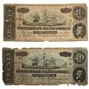 Image 1 : 1864 $20 Confederate States of America Note