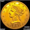 Image 1 : 1847 $10 Gold Eagle UNCIRCULATED