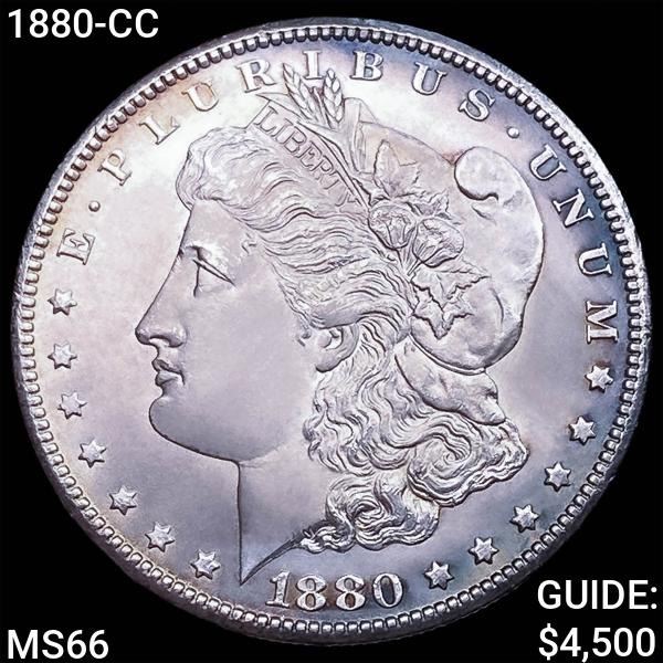 1880-CC Morgan Silver Dollar GEM BU
