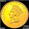 Image 1 : 1857-S Rare Gold Dollar CHOICE BU