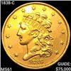 Image 1 : 1838-C $5 Gold Half Eagle UNCIRCULATED