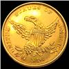 Image 2 : 1834 Plain 4 $5 Gold Half Eagle UNCIRCULATED