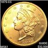 Image 1 : 1875-CC $20 Gold Double Eagle UNCIRCULATED
