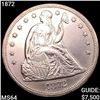 Image 1 : 1872 Seated Liberty Dollar CHOICE BU