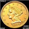 Image 1 : 1854-C $2.50 Gold Quarter Eagle UNCIRCULATED