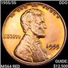 1955/55 DDO Wheat Cent CHOICE BU RD