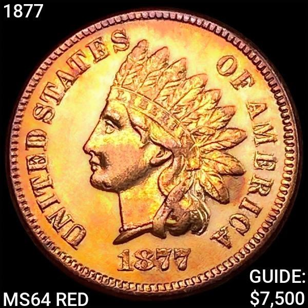 1877 Indian Head Cent CHOICE BU RD