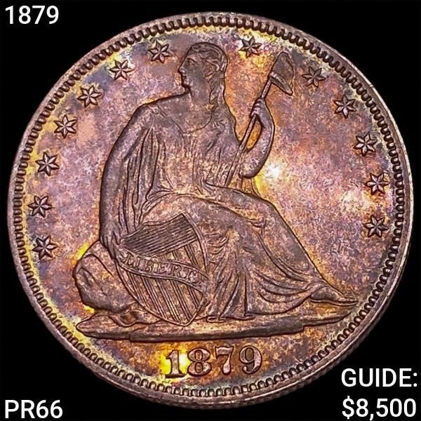 1879 Seated Liberty Half Dollar SUPERB GEM PROOF