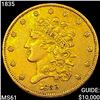 1835 $5 Gold Half Eagle UNCIRCULATED