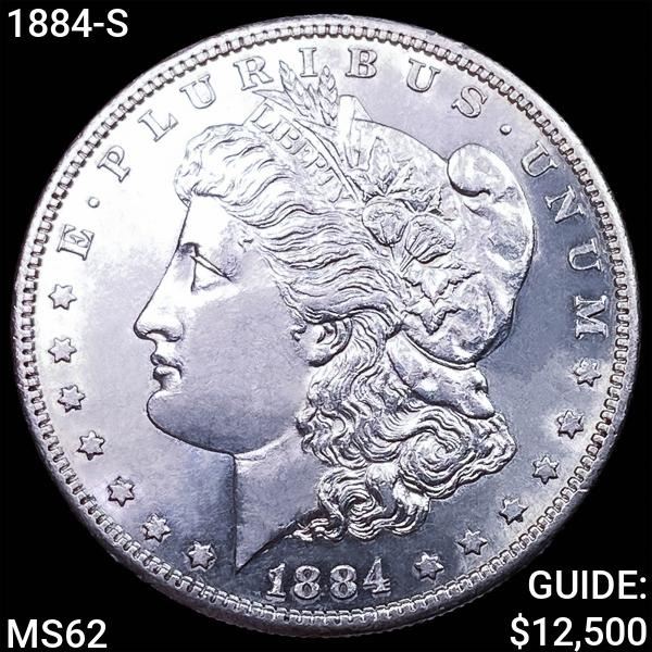 1884-S Morgan Silver Dollar UNCIRCULATED