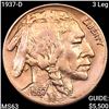 1937-D 3 Leg Buffalo Nickel CHOICE BU