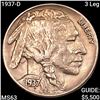 Image 1 : 1937-D 3 Leg Buffalo Nickel CHOICE BU