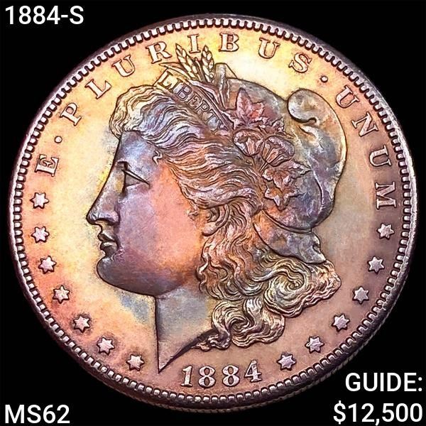 1884-S Morgan Silver Dollar UNCIRCULATED