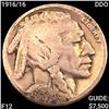 Image 1 : 1916/16 DDO Buffalo Nickel NICELY CIRCULATED