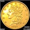 Image 1 : 1835 $5 Gold Half Eagle UNCIRCULATED